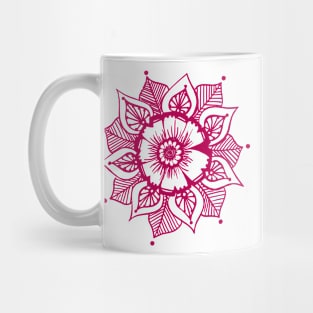 Mandala_Maroon Mug